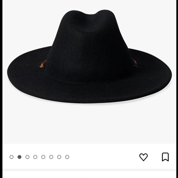 Brixton Men's Field Wide Brim Felt Fedora Hat size M - Picture 7 of 12